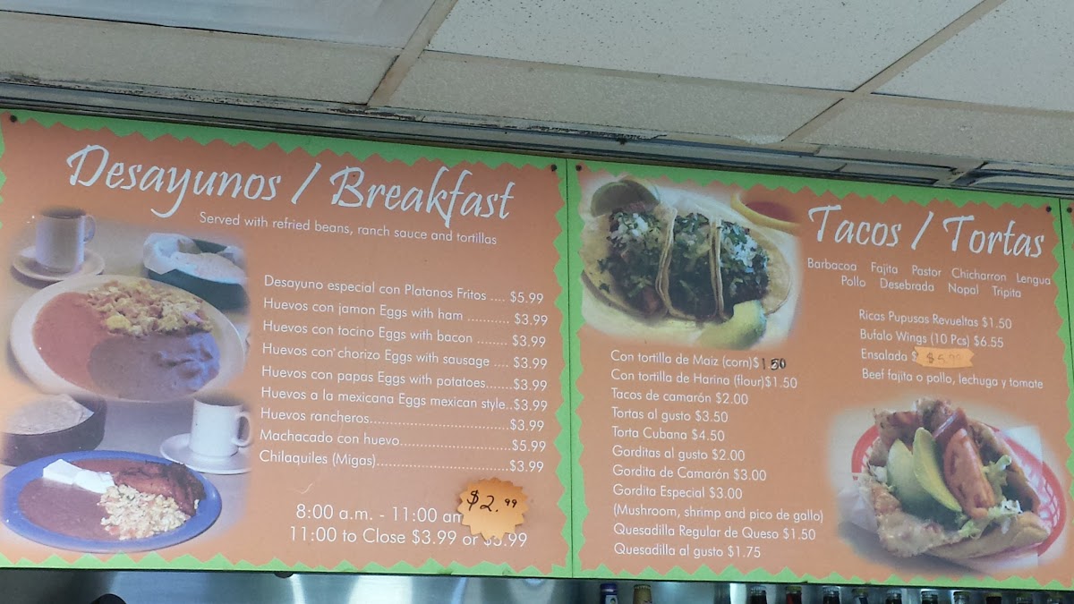 Tacos La Balita Menu - Image 4